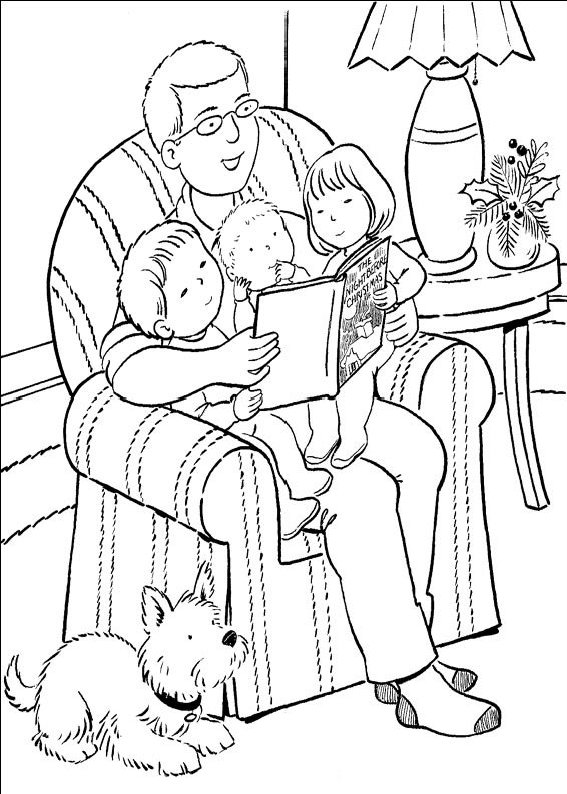 Desene De Colorat Vara La Bunici