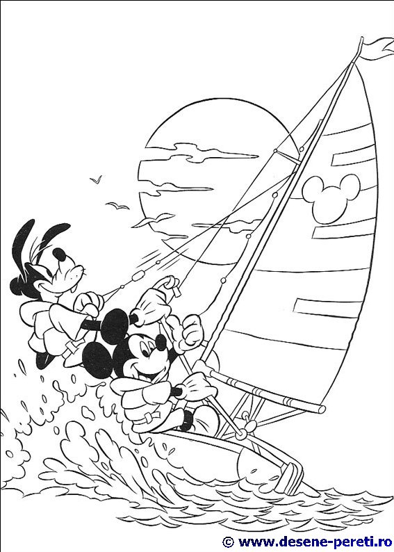 Mickey Mouse Planse De Colorat