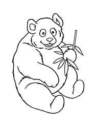 Urs Panda Planse De Colorat Si Educative