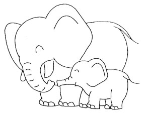 Planse Desene De Colorat Elefant 3 Planse De Colorat Si Educative