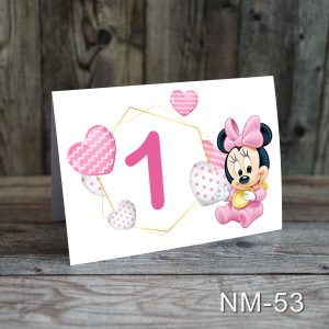 Numere de masa fetite Minnie Mouse